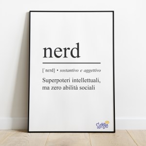 Poster Definizione Nerd